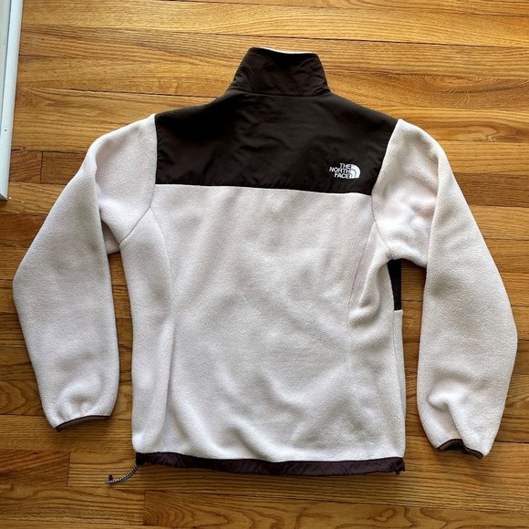 The North Face Light Pink and Brown Denali Fleece Size Medium - Picture 4 of 6